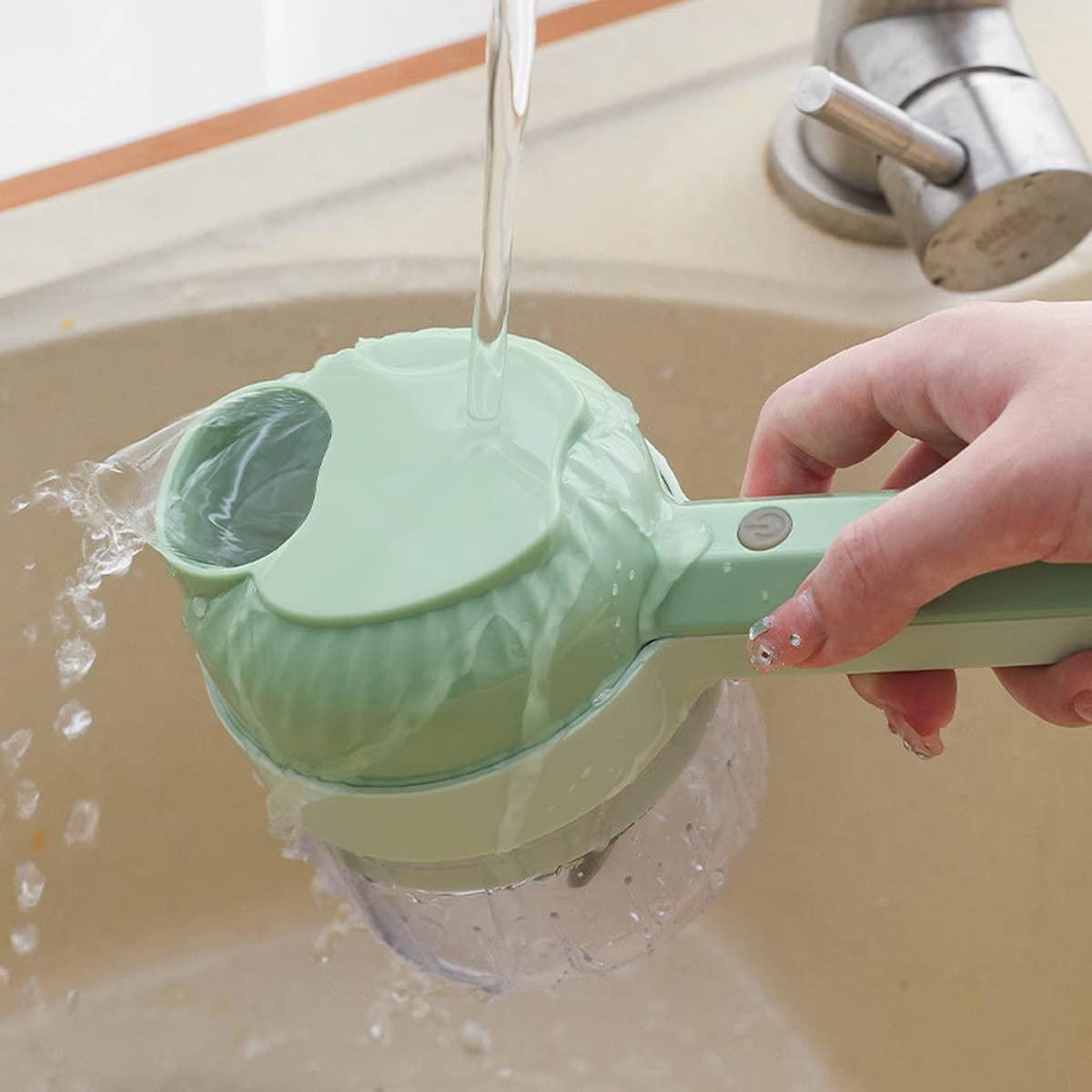 4 in 1 Portable Electric Vegetable Cutter Set